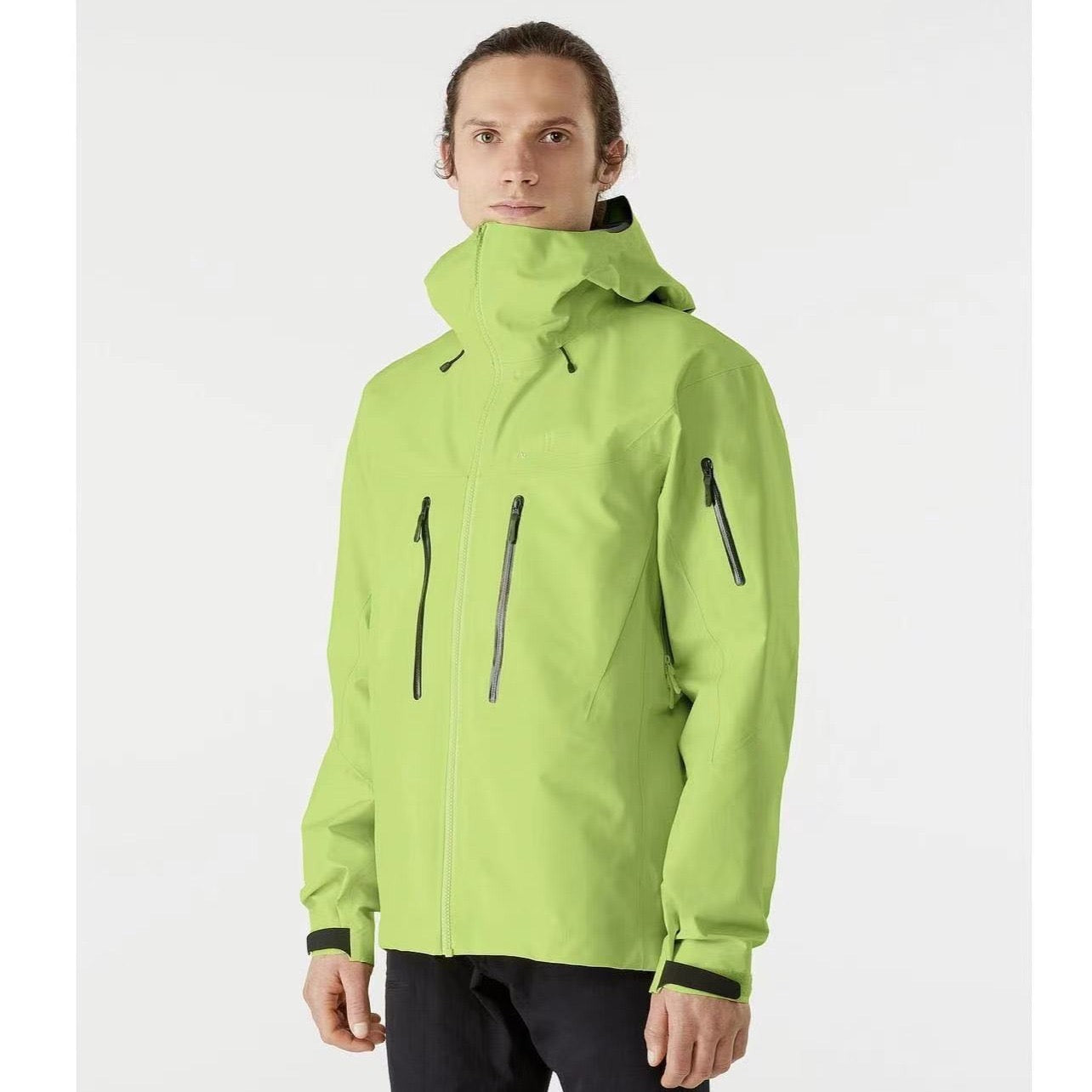 Alpha SV Anorak Windbreaker Hardshell 3L Jacket unisex | Nylon & Spandex, Outdoor Superior Rain and Wind Resistance