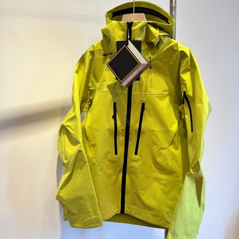 Alpha SV Anorak Windbreaker Hardshell 3L Jacket unisex | Nylon & Spandex, Outdoor Superior Rain and Wind Resistance